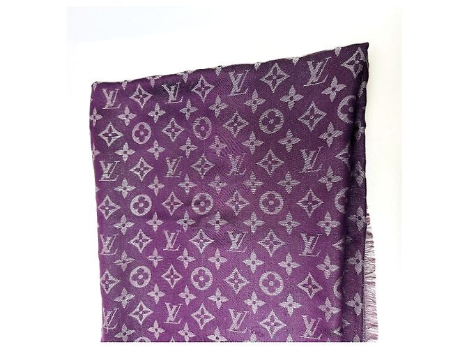 Estola de seda Monogram Louis Vuitton - vista 8