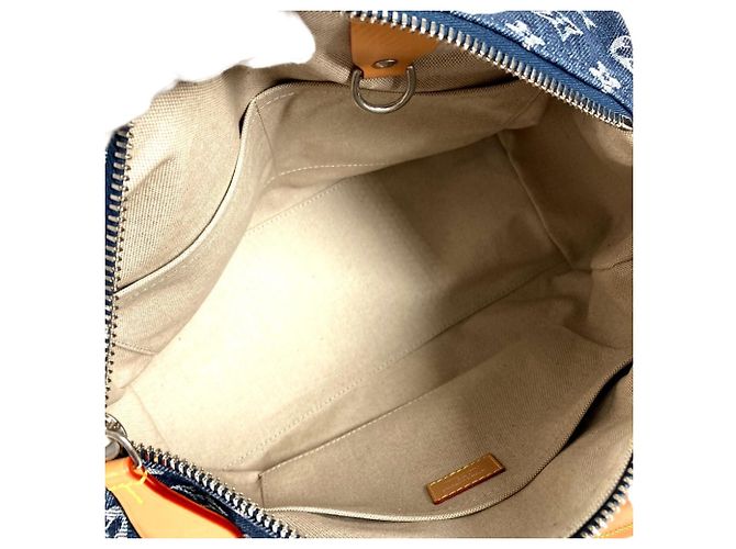 Borsa Louis Vuitton Monogram Flower Denim Speedy Bandoulière 30 - vista 12