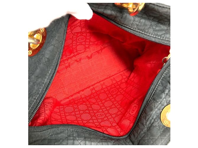 Borsa Tote Christian Dior Dior Lady Cannage - vista 13