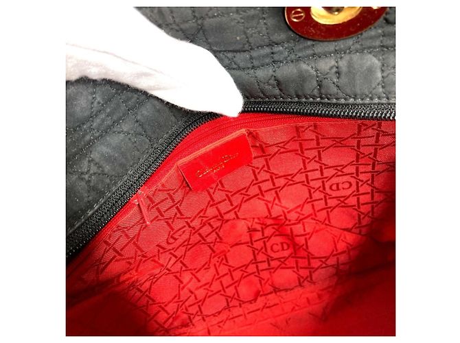 Borsa Tote Christian Dior Dior Lady Cannage - vista 14