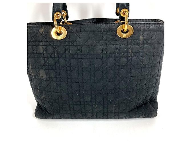 Borsa Tote Christian Dior Dior Lady Cannage - vista 4