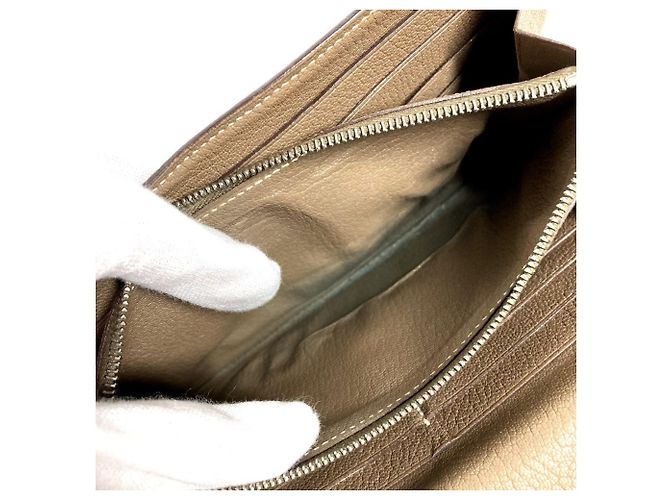 Hermès Cartera Hermes Kelly en Etoupe Gray - vista 15