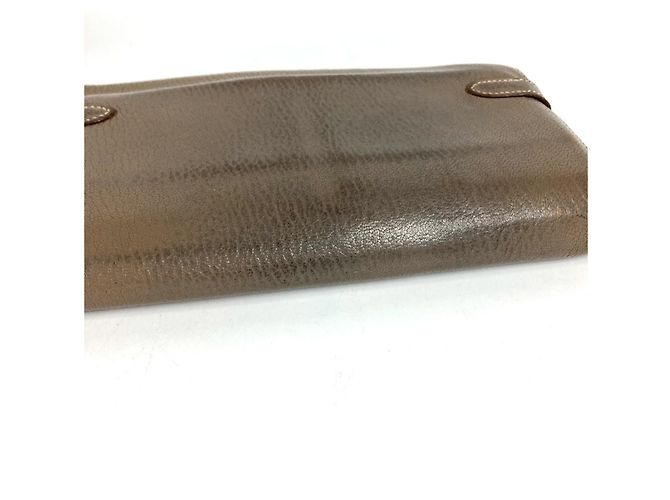 Hermès Cartera Hermes Kelly en Etoupe Gray - vista 9