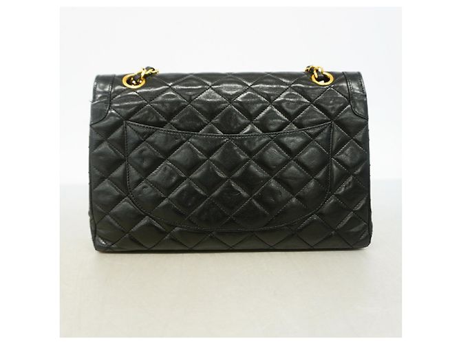 Bolsa de Ombro Chanel Matelassé Preta - vista 13
