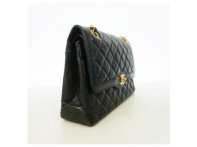Bolsa de Ombro Chanel Matelassé Preta - vista 2