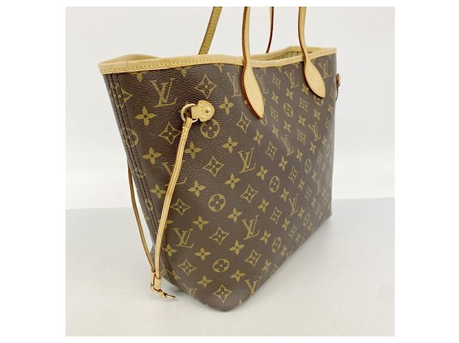 Saco Tote Louis Vuitton Monogram Neverfull MM Marrom - vista 2