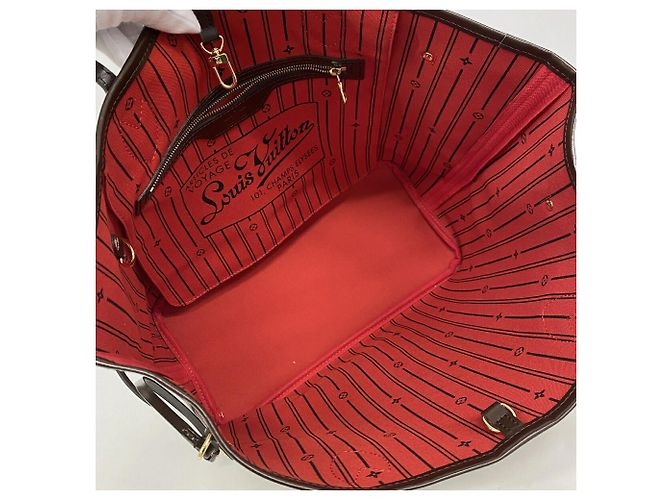 Saco Tote Louis Vuitton Damier Neverfull MM Damier ebene - vista 4