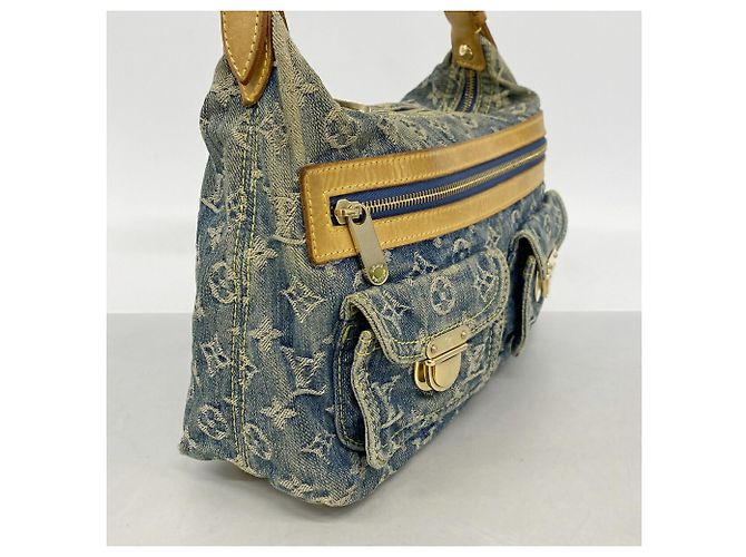 Borsa a tracolla Louis Vuitton Monogram Denim Baggy PM - vista 2