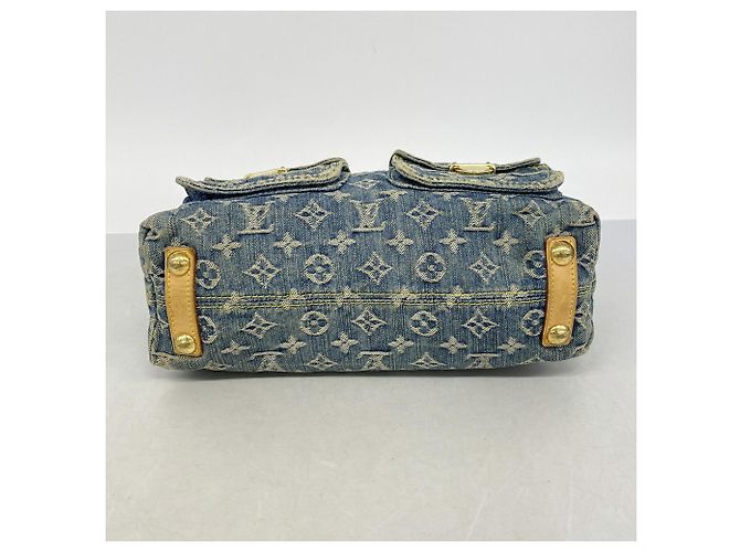 Borsa a tracolla Louis Vuitton Monogram Denim Baggy PM - vista 3