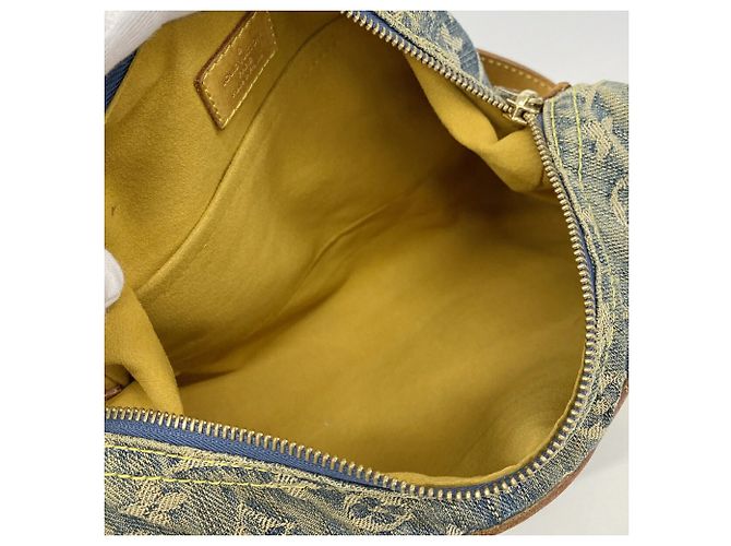 Borsa a tracolla Louis Vuitton Monogram Denim Baggy PM - vista 4