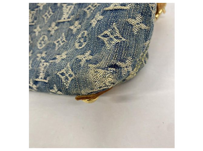 Borsa a tracolla Louis Vuitton Monogram Denim Baggy PM - vista 6