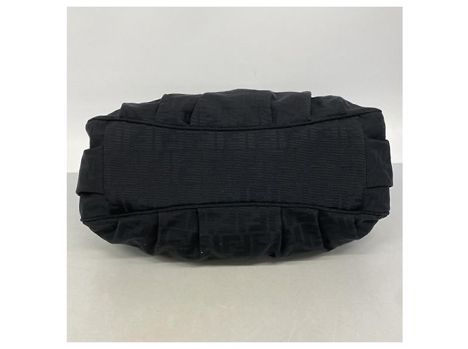 Zucca Bolso Tote Fendi de lona y nailon negro - vista 3