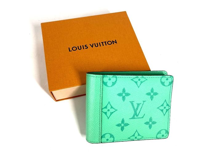 Portafoglio Compatto Louis Vuitton Taigarama - vista 2