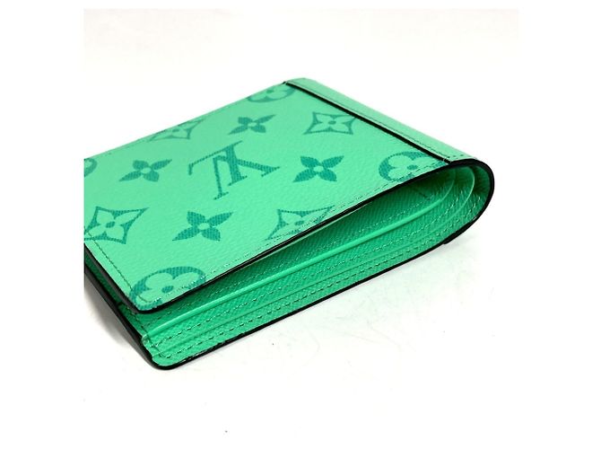 Portafoglio Compatto Louis Vuitton Taigarama - vista 7
