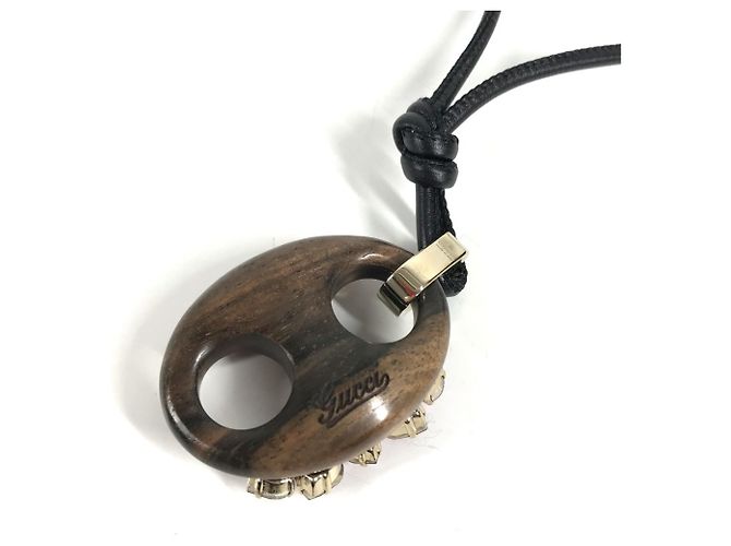 Collana lunga Marina Gucci con logo GG e cuore di strass - vista 3