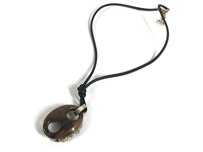 Collana lunga Marina Gucci con logo GG e cuore di strass - vista 7