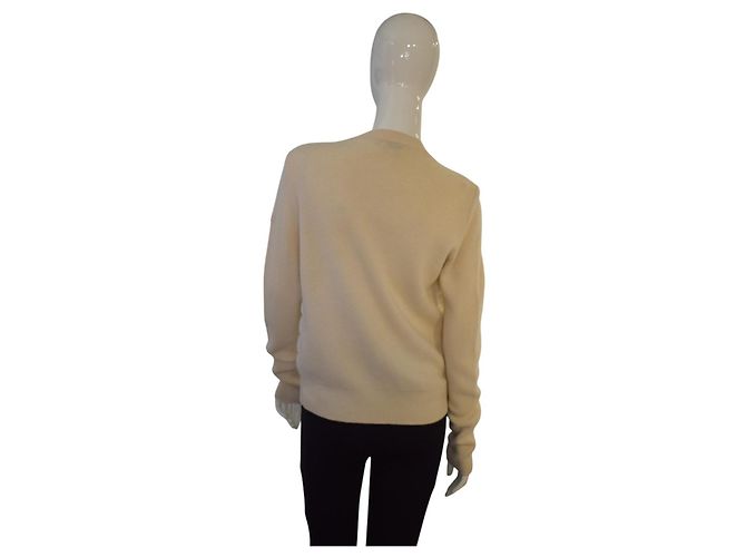 Moncler Cardigã Acolchoado de Lã Virgem Maglione Tricot Alla Coreana - vista 5