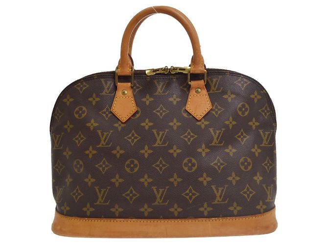 Louis Vuitton Vintage Alma Monogram Canvas PM Braun - Ansicht 2