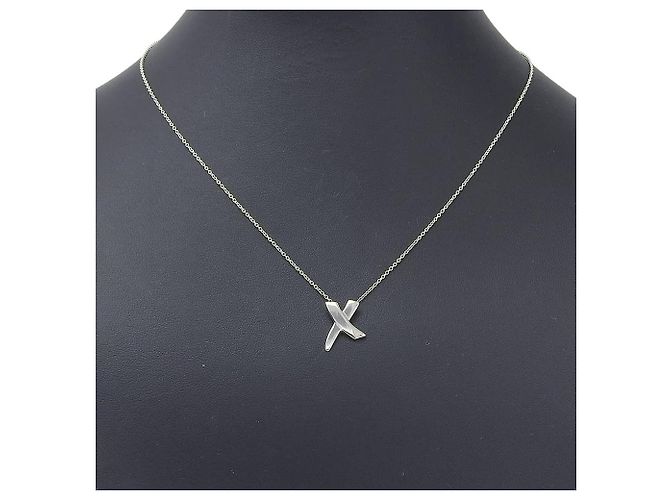 Tiffany & Co. Paloma Picasso Graffiti X Anhänger Silber - Ansicht 6