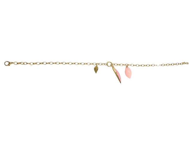 Autre Marque Collar GAVELLO Milan Plata Chapada Oro Esmalte Rosa Dorado - vista 12