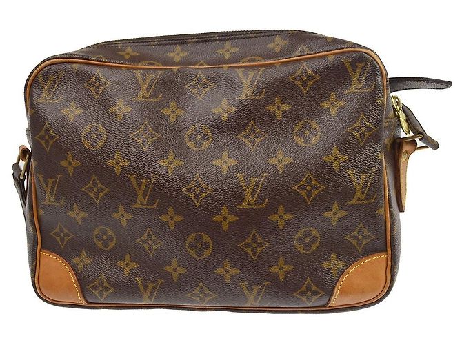 Bolso de hombro Louis Vuitton Nil Monogram Canvas Castaño - vista 2