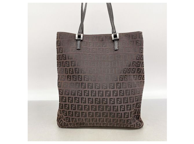 Bolso Tote Fendi Marrón Oscuro - vista 12