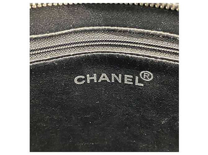 Chanel Tote Bag aus schwarzem genarbtem Kalbsleder - Ansicht 5