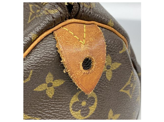 Sac à main Louis Vuitton Monogram Speedy 35 - vue 11
