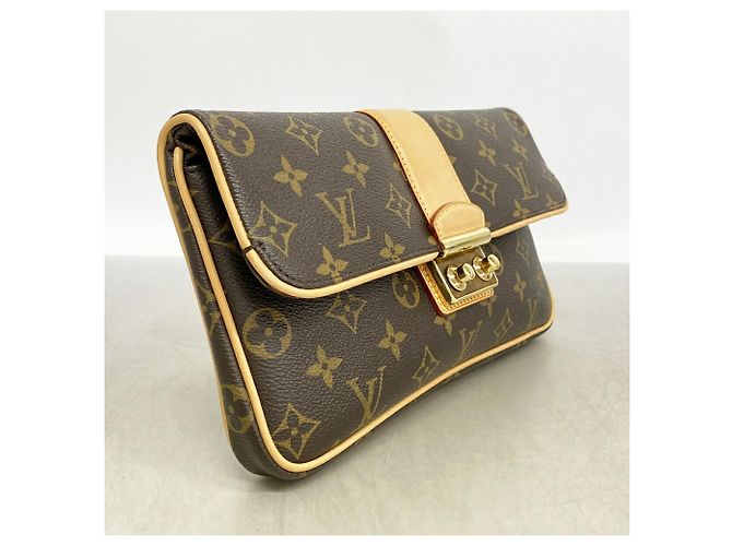 Borsa a pochette Louis Vuitton Monogram Marrone - vista 2