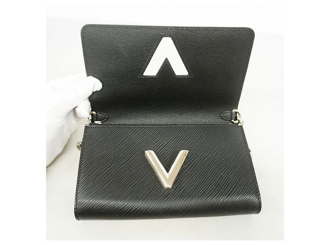 Louis Vuitton Portefeuille Twist Chain Wallet in pelle Epi - vista 6