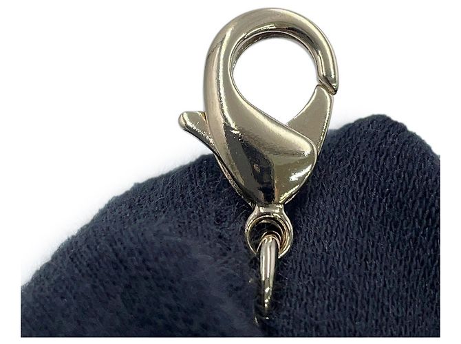 Colar choker Chanel em couro e metal - vista 6