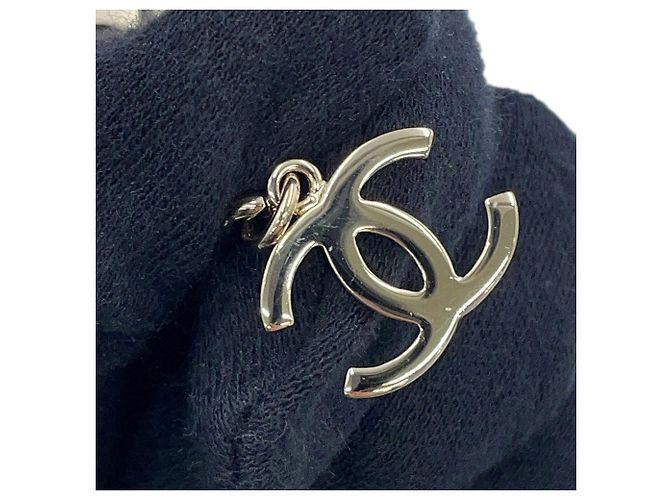Colar choker Chanel em couro e metal - vista 8