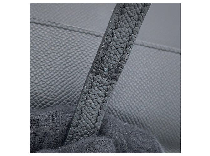 Hermès Hermes Black Epsom Leather Shoulder Wallet - view 14