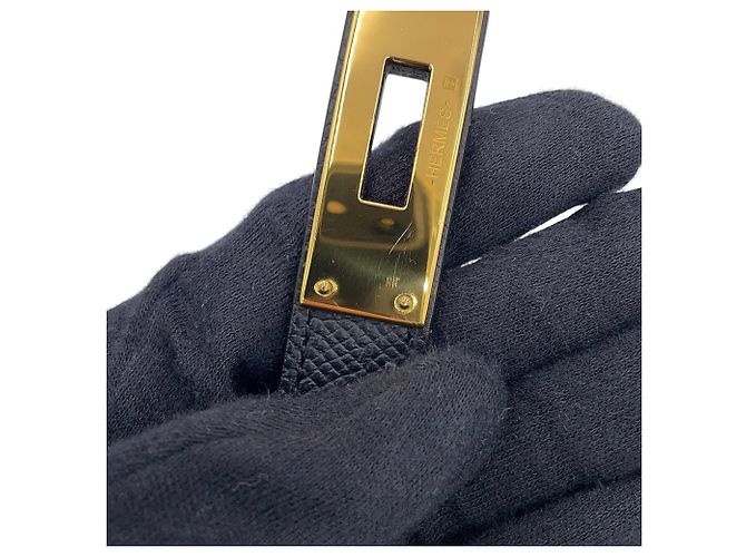 Hermès Hermes Kelly Belt in Black Epsom Leather - view 8