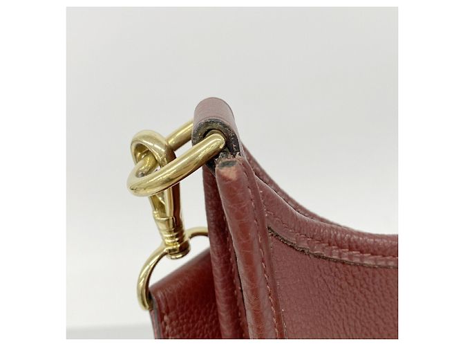 Hermès Hermes Evelyne 1 PM Schultertasche in Rouge H - Ansicht 12