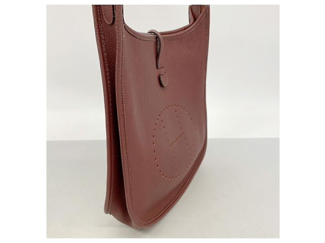 Hermès Hermes Evelyne 1 PM Schultertasche in Rouge H - Ansicht 2