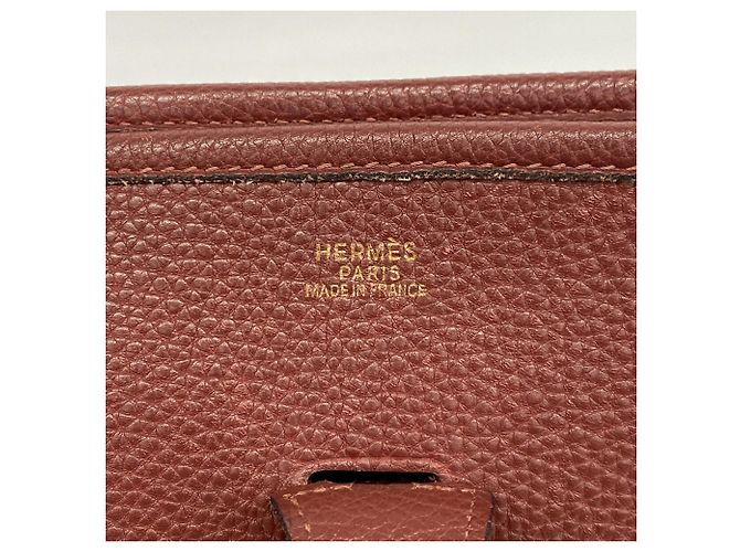 Hermès Hermes Evelyne 1 PM Schultertasche in Rouge H - Ansicht 5