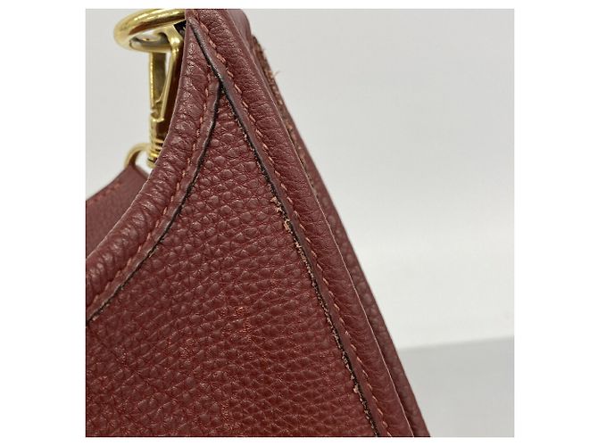 Hermès Hermes Evelyne 1 PM Schultertasche in Rouge H - Ansicht 6