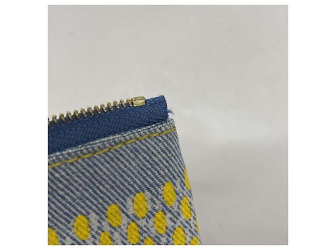 Louis Vuitton Münzbeutel in Blue Damier Denim - Ansicht 5