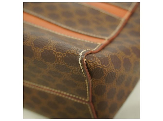 Céline Bolsa Celine Macadam Brown - vista 7