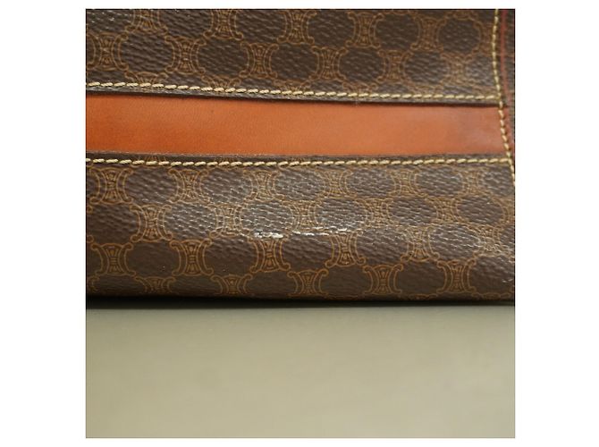 Céline Bolsa Celine Macadam Brown - vista 9