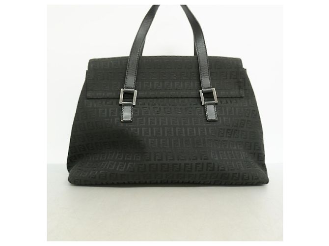 Borsa a mano Fendi Zucchino in nylon e canvas - vista 10