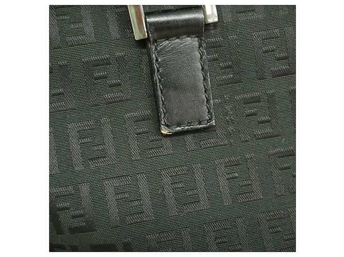 Borsa a mano Fendi Zucchino in nylon e canvas - vista 8