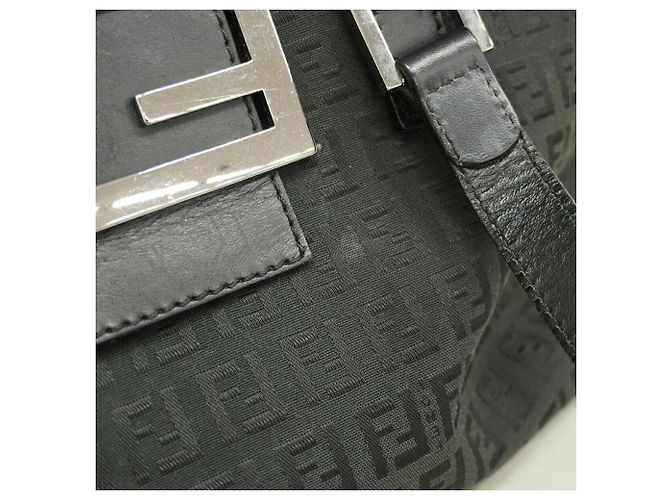Borsa a mano Fendi Zucchino in nylon e canvas - vista 9