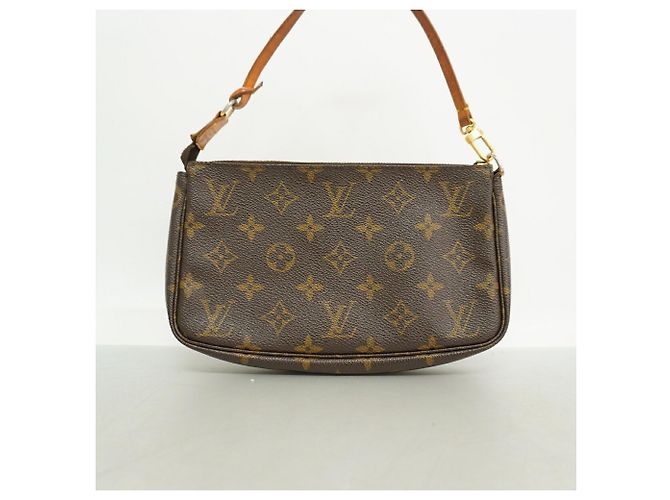 Louis Vuitton Monogram Pochette Accessoires Bag/Pouch Castaño - vista 10
