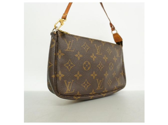 Louis Vuitton Monogram Pochette Accessoires Bag/Pouch Castaño - vista 2
