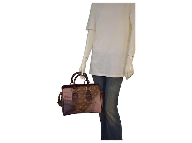 Louis Vuitton x Richard Prince Borsa Graduate Monogram Jokes - vista 20