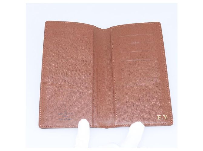 Louis Vuitton Porte Valeurs Checkbook Monogram Canvas - vista 5