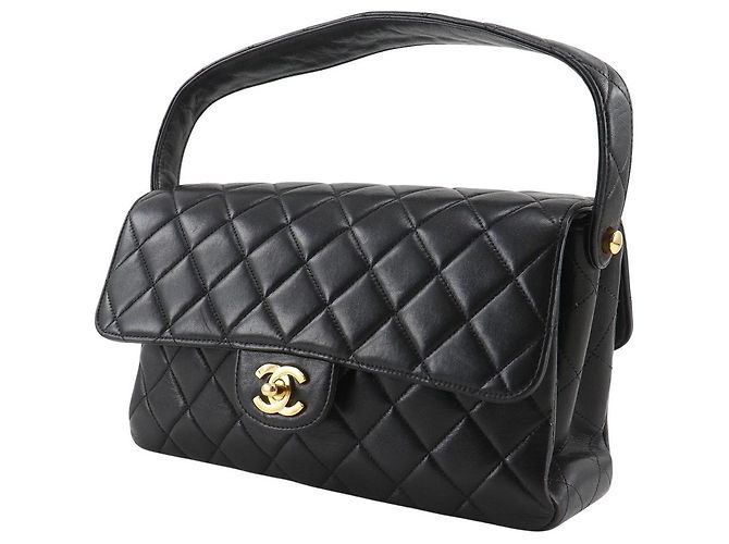 Chanel Vintage Double Sided Quilted Lambskin Large - Ansicht 2