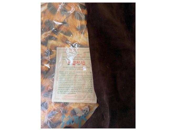 Autre Marque Stivali alti Alluminio in camoscio marrone - vista 4